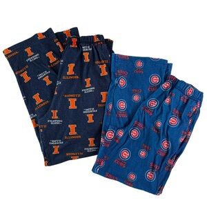 Bundle of child 10/12  fleecy sleep pants